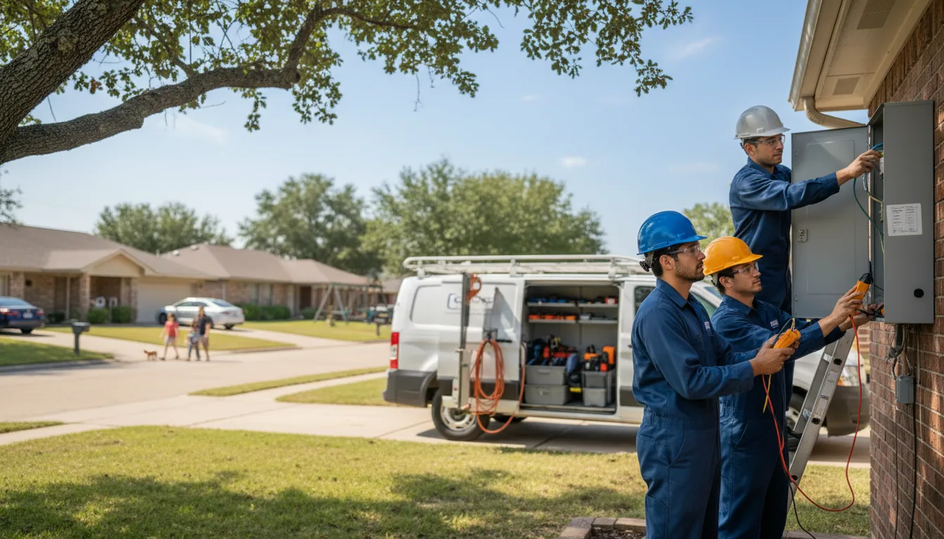 Certified electrician providing emergency electrical services in Bluewater, NM